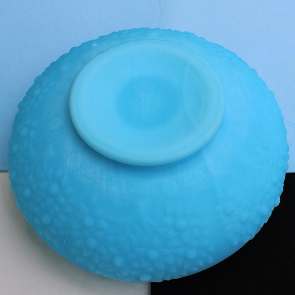 Fenton Satin Blue Bowl - Picture 6 of 8